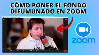 🌟🎥 Cómo Agregar un Fondo Difuminado en Zoom Tutorial Rápido [upl. by Junie]