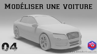 Modéliser une voiture avec Blender  Modéliser la calandre [upl. by Neelak]