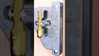 Door Locking Mechanism  Easy and Simple shortvideo [upl. by Kostman]