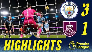 Alvarez amp Rodri Score City The Points  HIGHLIGHTS  Man City 3  1 Burnley [upl. by Leonteen]