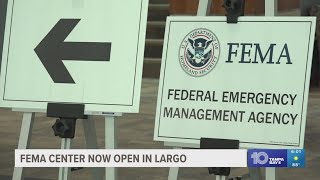 FEMA center now open in Pinellas County [upl. by Yllek]