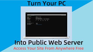 Turn your PC into public server Make PC to public web server in 2 minutes  NGROK VPN tutorial [upl. by Enitram496]