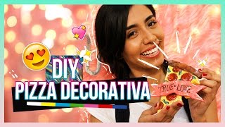 DIY PIZZA DECORATIVA  ANAGABY  EL CLUB DE LOS CORAZONES ROTOS [upl. by Dorothi]