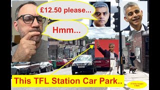 ulez Zone Northwood Metropolitan Line Underground station TFL charges £1250 to enter the car park [upl. by Enerehs]