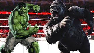 Hulk vs King Kong Gorilla [upl. by Pollitt]