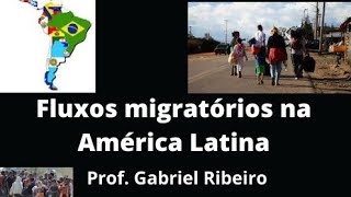 Fluxos migratórios na América Latina  Canal Conversa Geográfica [upl. by Ettelrahc]