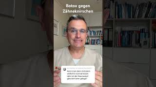 Botox bei Bruxismus  Zähneknirschen mainz bruxism botox zähneknirschen [upl. by Fedak]