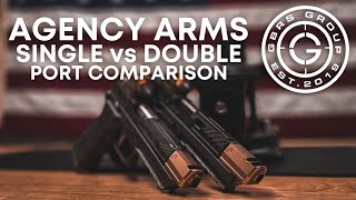 GBRS Group x Agency Arms SIG P320 Single vs Double Port Comparison [upl. by Ennoval]