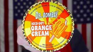 Dr Bombay Iced Out Orange Cream Ice Cream amp Sherbet Review [upl. by Kokoruda]