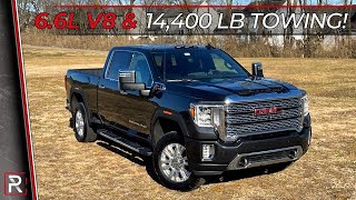 The 2021 GMC Sierra HD Denali is a Capable Big Truck in Need of a Better Interior [upl. by Halliday426]