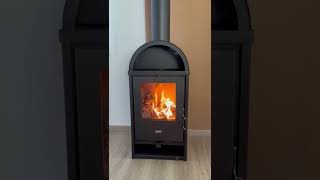 Wood Stove Prity K1 KD in Action – Cozy amp Efficient Heating [upl. by Heywood320]