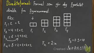 Figurtall Direkteformel og følgeformel [upl. by Baxy365]