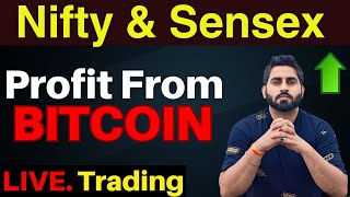 Live Trading Nifty amp Banknifty amp BITCOIN I 21stbNov I Nifty50 amp Banknifty Scalping I [upl. by Jonathan]