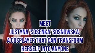 Meet Justyna Sosenka Sosnowska A Cosplayer That Can Transform Herself Into Anyone [upl. by Dorine]