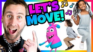 Lets Move  Dance and Movement Song for Kids  Mooseclumps  Kids Learning Songs [upl. by Bastien470]