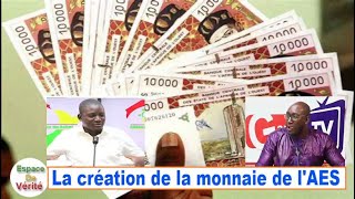 Urgent La création de la monnaie de lAES validé [upl. by Zerep]