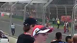 2010 melbourne grand prix crash [upl. by Damales]