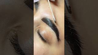 Eyebrows Tinting Tutorial 🖤 browtint eyebrowtint browshaping beautyhack [upl. by Nura431]