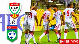 Emiratos Árabes vs Corea del Norte en vivo  Clasificación Mundial Asia [upl. by Goodden932]