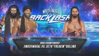 WWE 2K23 Jinder Mahal VS Seth Rollins for the World Championship [upl. by Vaclava628]