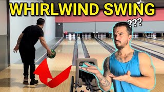 Trying out the WHIRLWIND Bowling Swing INSANE SCORES [upl. by Mchenry]