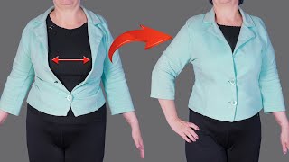 Good sewing trick  how to upsize a jacket without going to the tailor [upl. by Yenaled276]