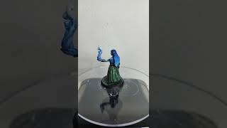 Water Genasi Mini 3D printed and painted [upl. by Gabe]