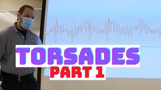 How to diagnose Torsades de Pointes TdP on the EKG and treat Polymorphic VTach Part 1 [upl. by Auqcinahs]