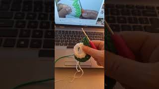 crochet Christmas sweater ornament [upl. by Janeczka]