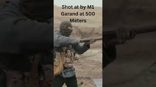 Receiving End of M1 Garand at 500 Meters shorts [upl. by Christyna]