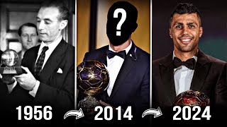 ALL BALLON D’OR WINNERS 19562024 [upl. by Stronski]