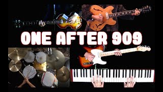 One After 909  Guitars Bass Drums and Keyboards  Instrumental Cover [upl. by Gerhan]