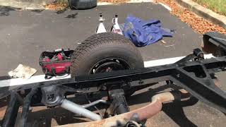 Lowering Black Pearl rear suspension part II [upl. by Zehcnas]