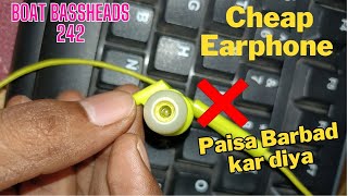 boat bassheads 242 earphones review  AFTER 7 Months of USE 😡🤬❌👏 [upl. by Justin501]