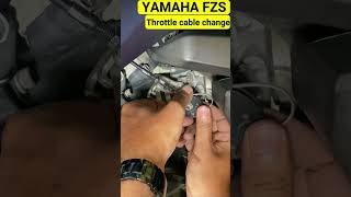 FZ Throttle Cable Replacement shorts [upl. by Flann]