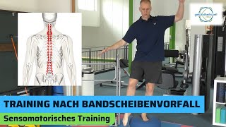 Training nach Bandscheibenvorfall  Sensomotorisches Training [upl. by Darn]