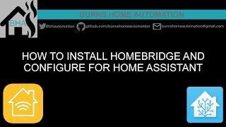 How to install Homebridge and configure for Home Assistant [upl. by Avek]