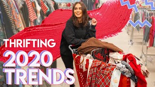 The ULTIMATE 2020 TRENDS Midwest Thrifting Adventure ♡ [upl. by Yelmene]