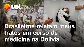 Brasileiros relatam assédio em curso de medicina na Bolívia um aluno se matou [upl. by Earal]