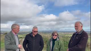 Protecting our agricultural land from huge solar farms  Danny Kruger in Pewsey Wiltshire [upl. by Alahs]