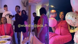 Wizkid Show Up For His Wife Jada P As She Dance At Her 41 Birthday Party [upl. by Berlin747]