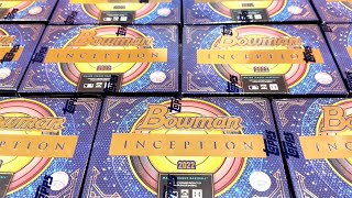 NEW RELEASE 2022 BOWMAN INCEPTION BASEBALL CARDS [upl. by Annaik]