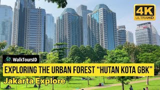 4K60FPS  Exploring The Urban Forest “Hutan Kota GBK”  Jakarta Explore [upl. by Nialb286]