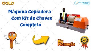 Máquina copiadora de Chaves para Chaveiro Completa  Aproveite [upl. by Fairbanks338]