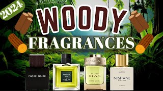 TOP 10 WOODY AROMATIC FRAGRANCES FOR MEN 2024  SMELL LIKE THE FOREST [upl. by Bernadene408]