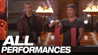 Whoa Dangerous Magic From Aaron Crow All Performances  Americas Got Talent 2018 [upl. by Montanez847]