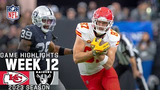 Kansas City Chiefs vs Las Vegas Raiders Game Highlights  NFL 2023 Week 12 [upl. by Ellswerth]