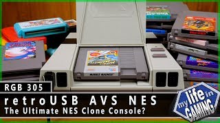 retroUSB AVS NES  RGB305  MY LIFE IN GAMING [upl. by Jehu]