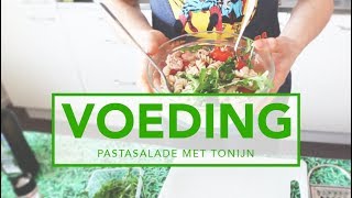 Pastasalade met Tonijn  Voeding  Workoutsquadnl [upl. by Ahsikar336]