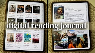 Updating My Reading Journal Digitally  September Reads  Book mood boards [upl. by Stanislaw336]